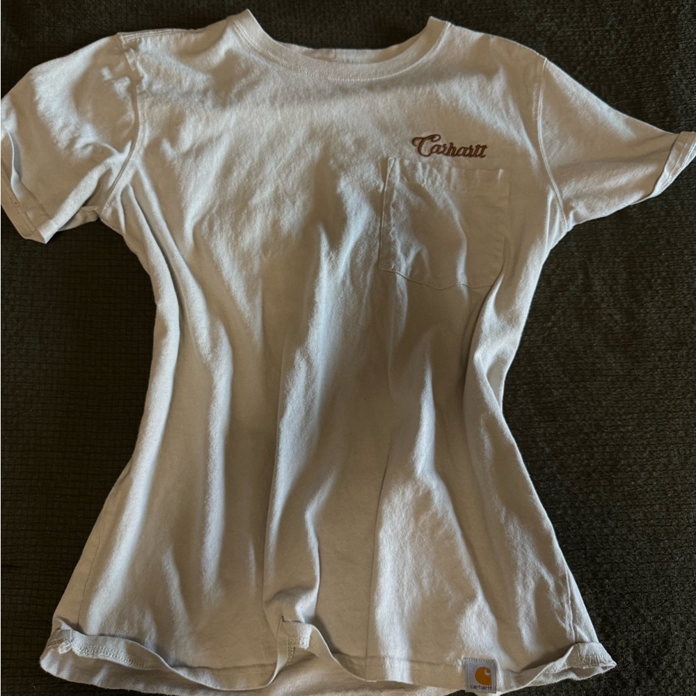 Carhartt basic cream colored tee